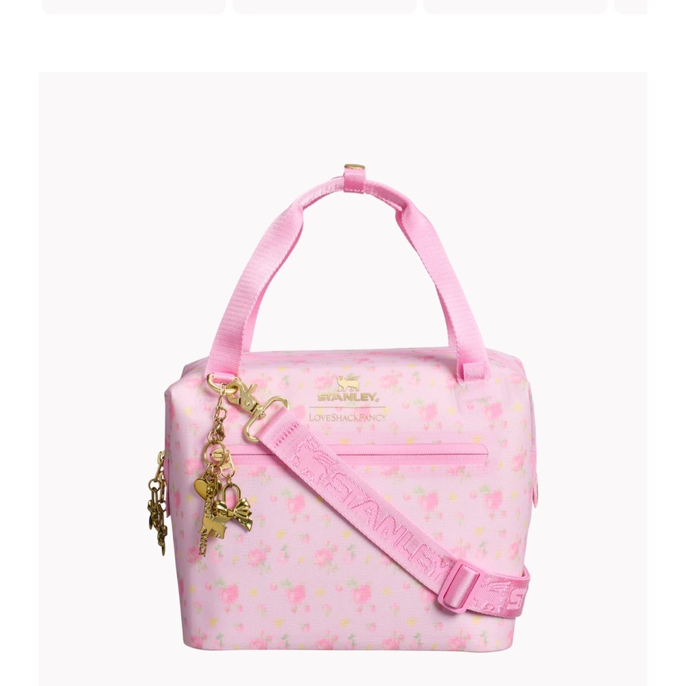 Stanley Pink Women's Lunch Box with Gold Accents